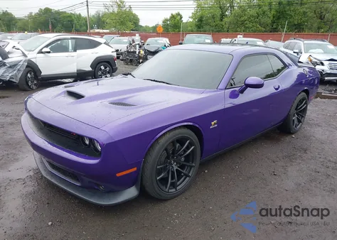 2019 Dodge Challenger R/T Scat Pack z USA, uszkodzony, nr VIN 2C3CDZFJ8KH595253